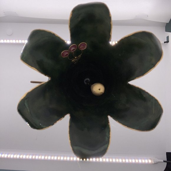 Vintage Metal Cloisonne Enamel Bell Christmas Ornament Russian - Picture 2 of 7